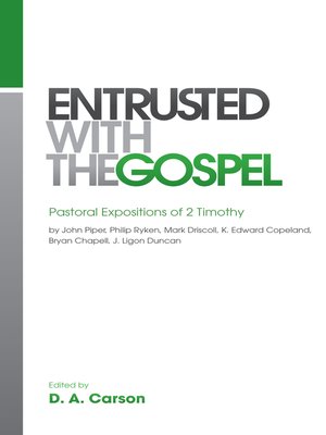 cover image of Entrusted with the Gospel